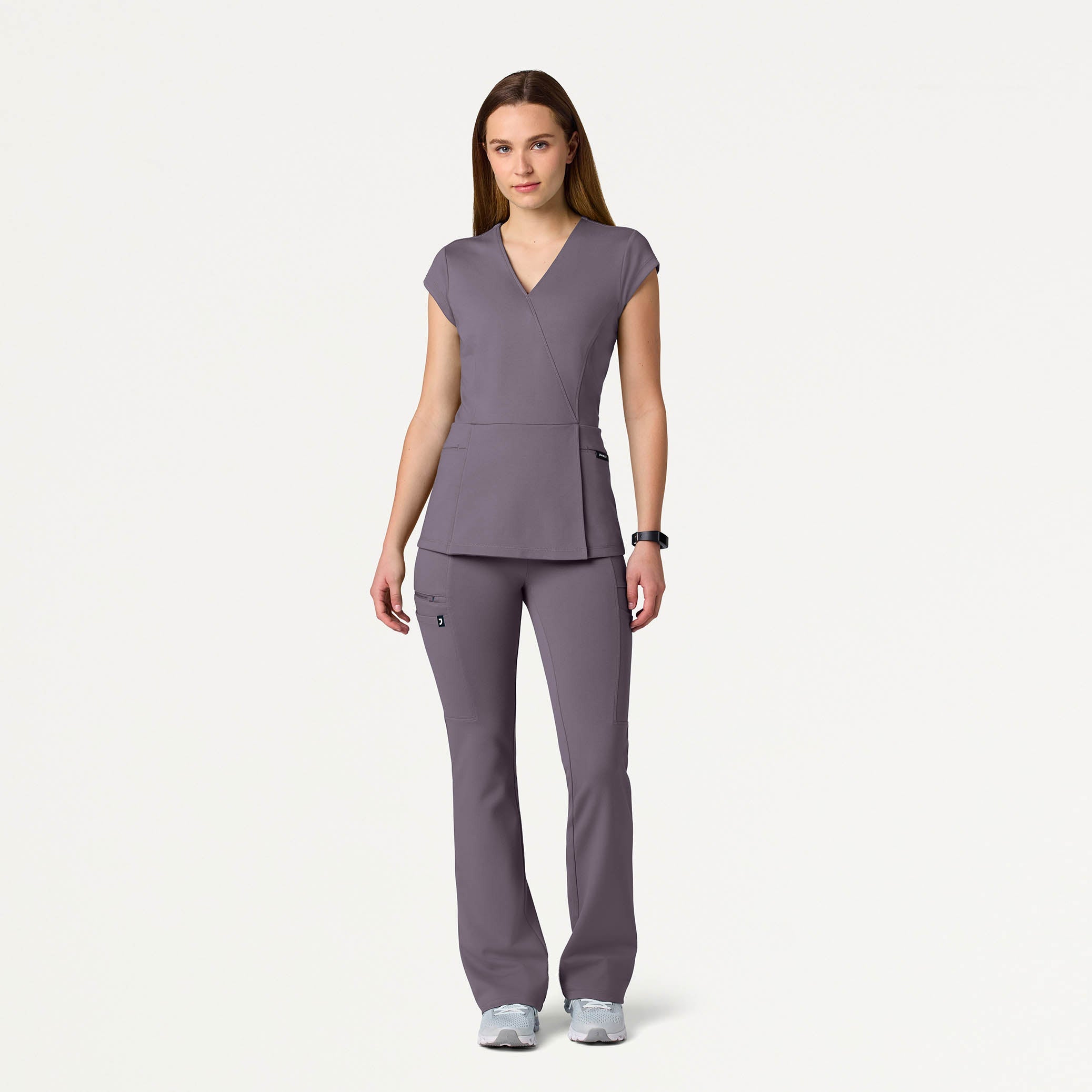 The Mock-Wrap UltraSOFT™ Scrub Set - Titanium