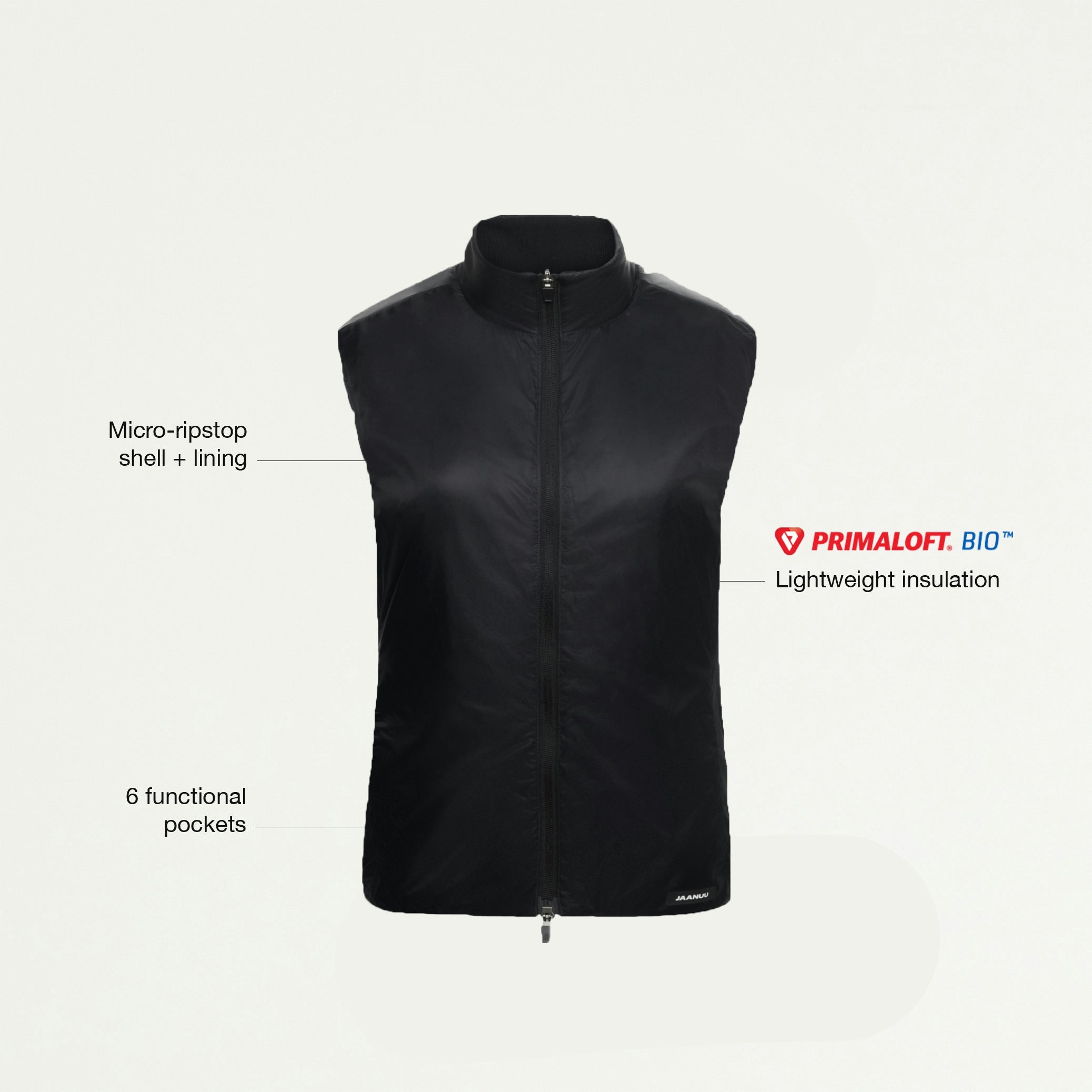 Phantom Slim Insulated Vest - Black