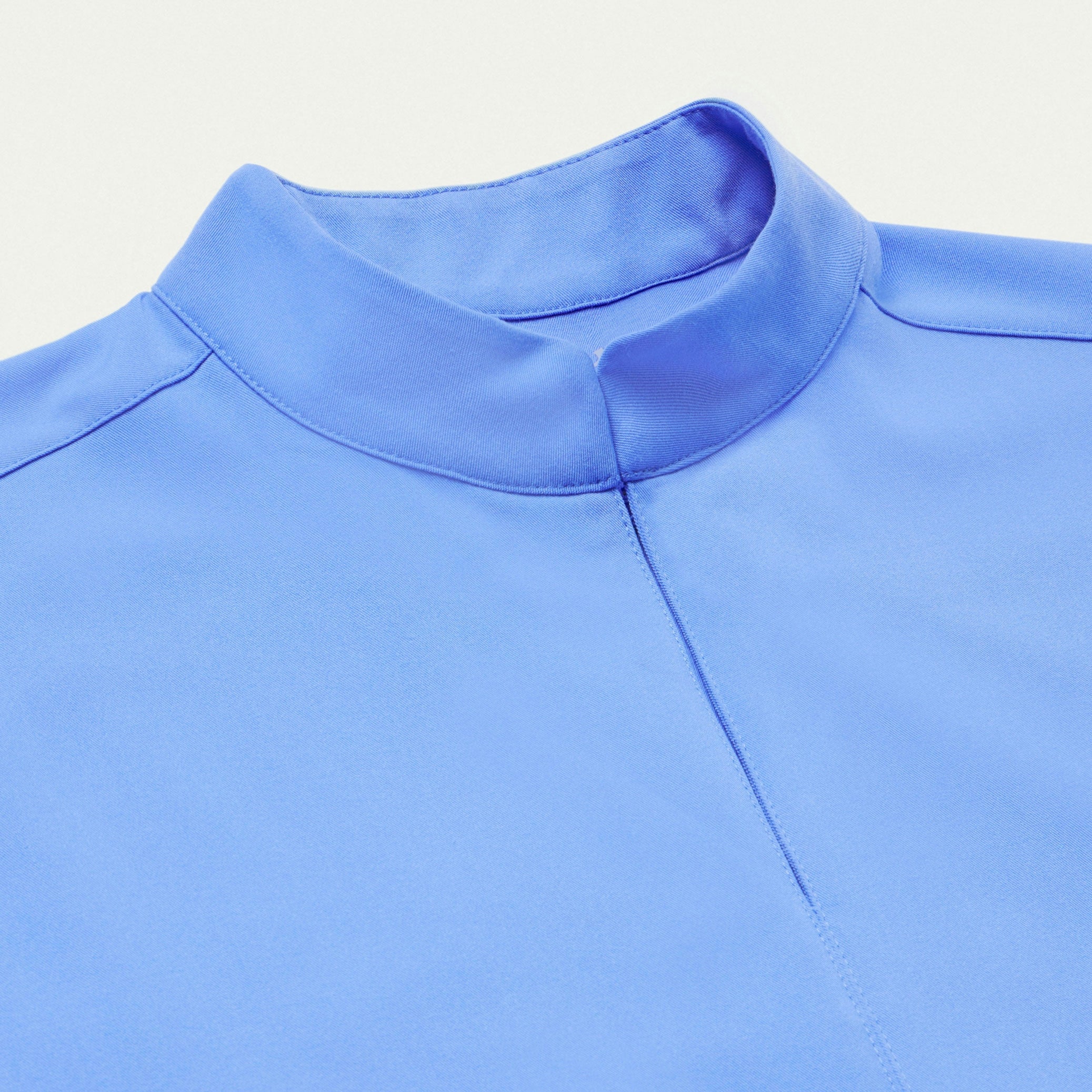 Aris Oversized 2-Pocket Scrub Top - Ceil Blue