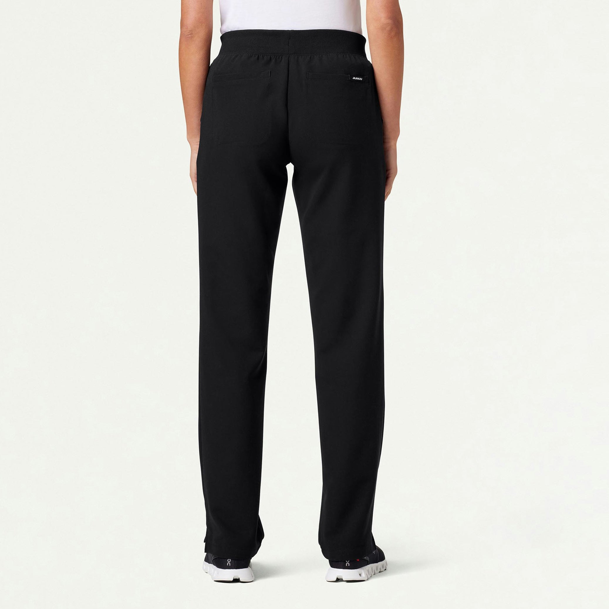 Xenos Essential Knit-Waist Scrub Pant - Black