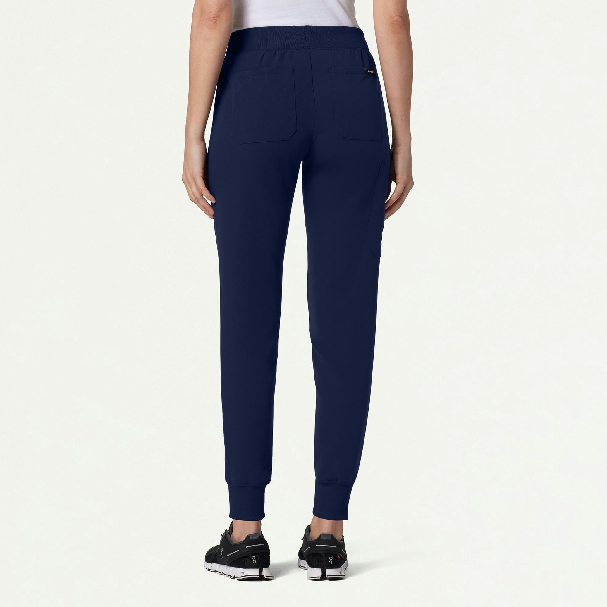 Silex Slim Knit-Waist Scrub Jogger - Midnight Navy